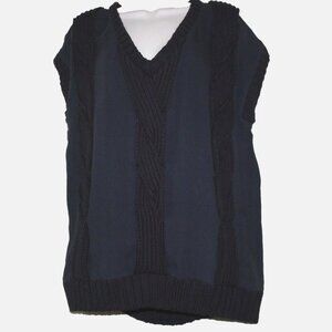 Sachin + Babi for Ankasa Black Silk Cotton Short Sleeve Tunic Top Women Size:L